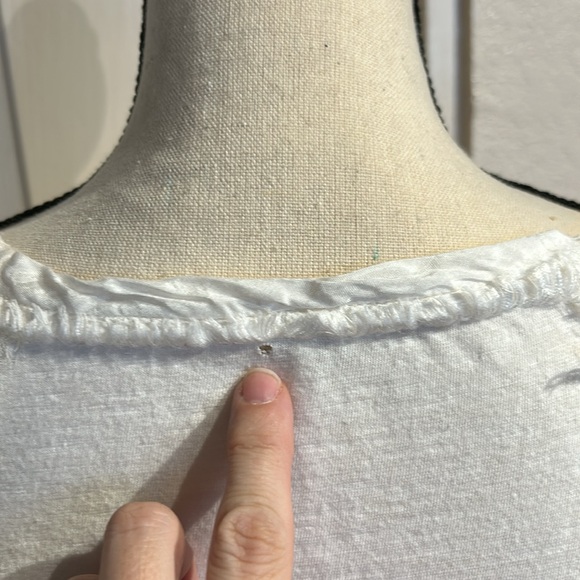 Free People Asymmetric Gauzy Lacey T - Picture 5 of 8